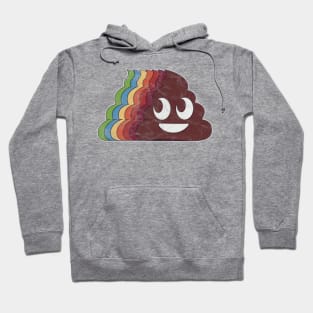 Retro style poop emoji Hoodie